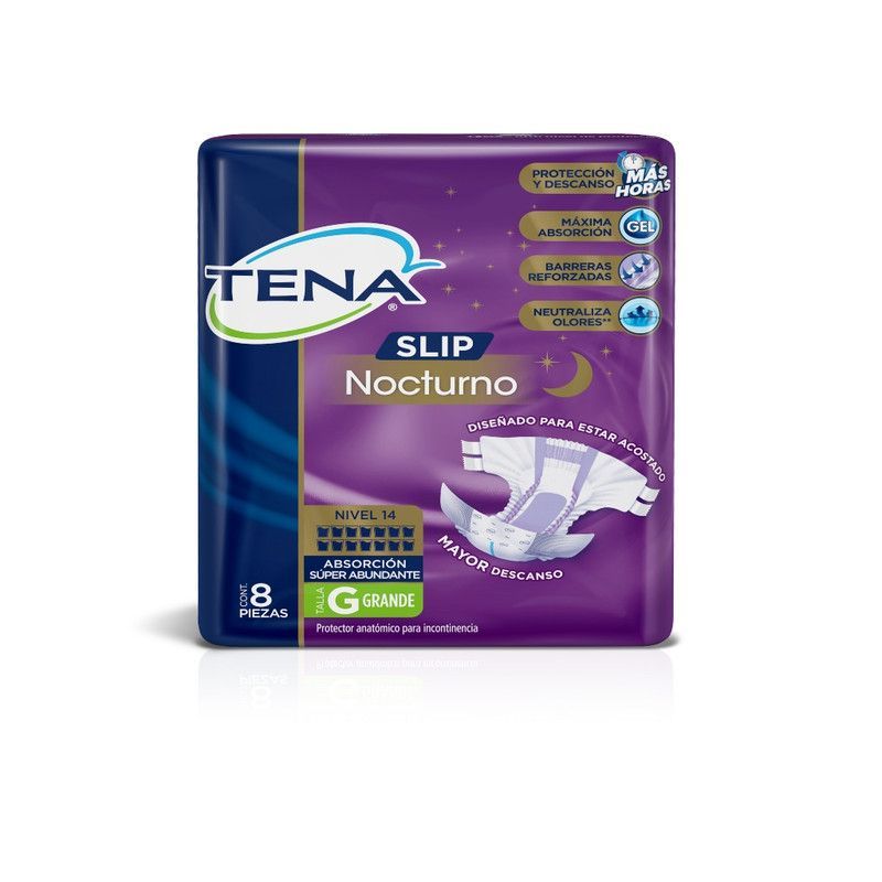 Pañ.tena Slip Gde Nocturno 8u