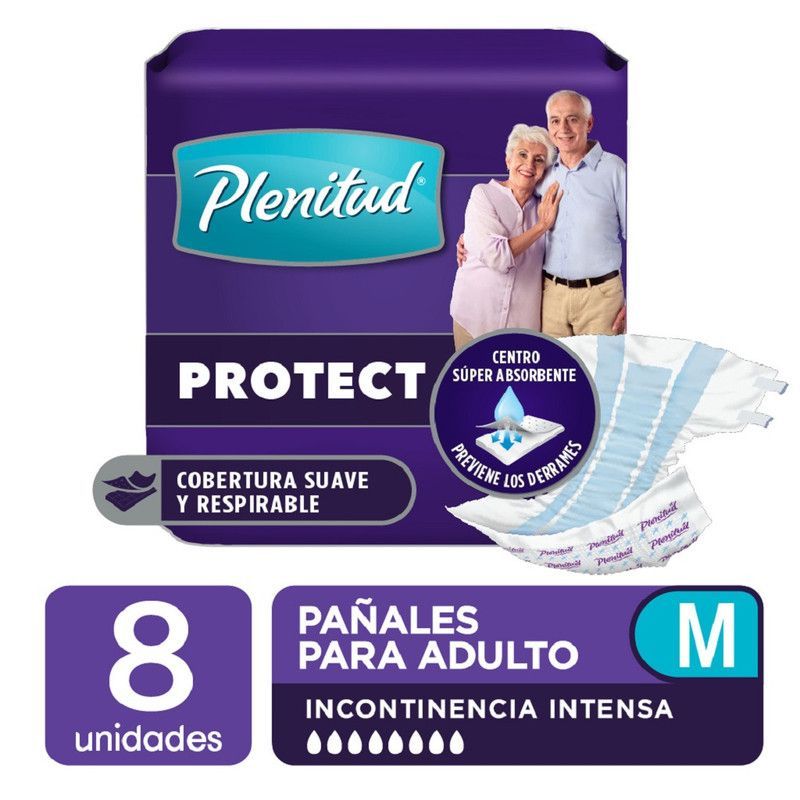 Pañal Adulto Plenitud M 8und