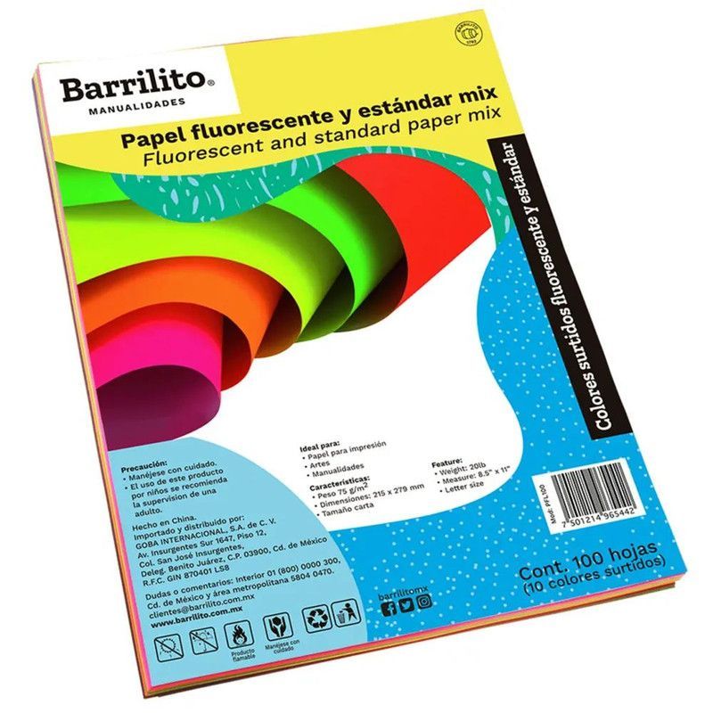 Papel Bond Pfl100 T/c Fluoresc