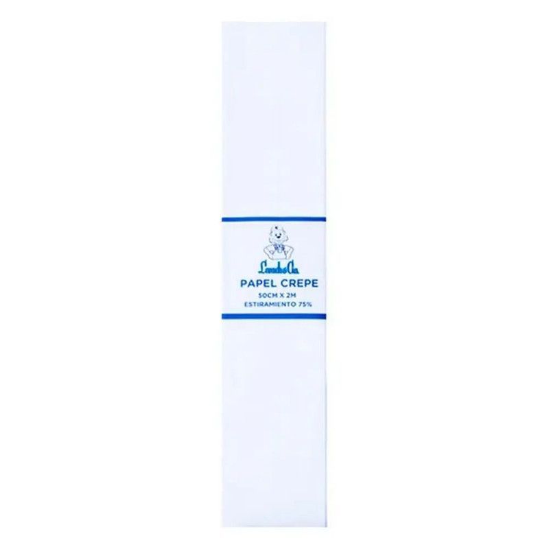 Papel Crepe Blanco 50x200cm