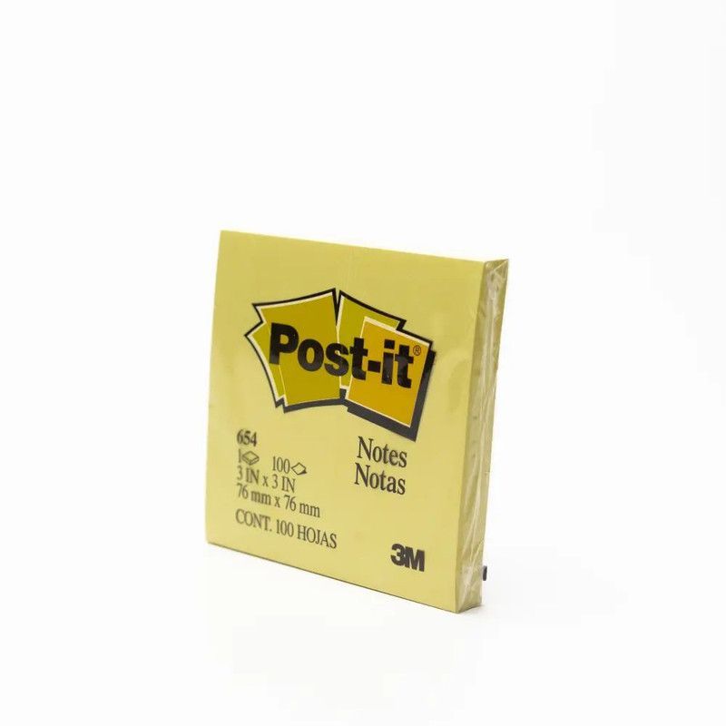 Papel P/notas Post-It 654-Yw 3