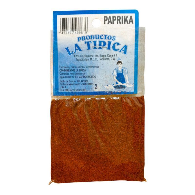 Paprika 20 Gramos