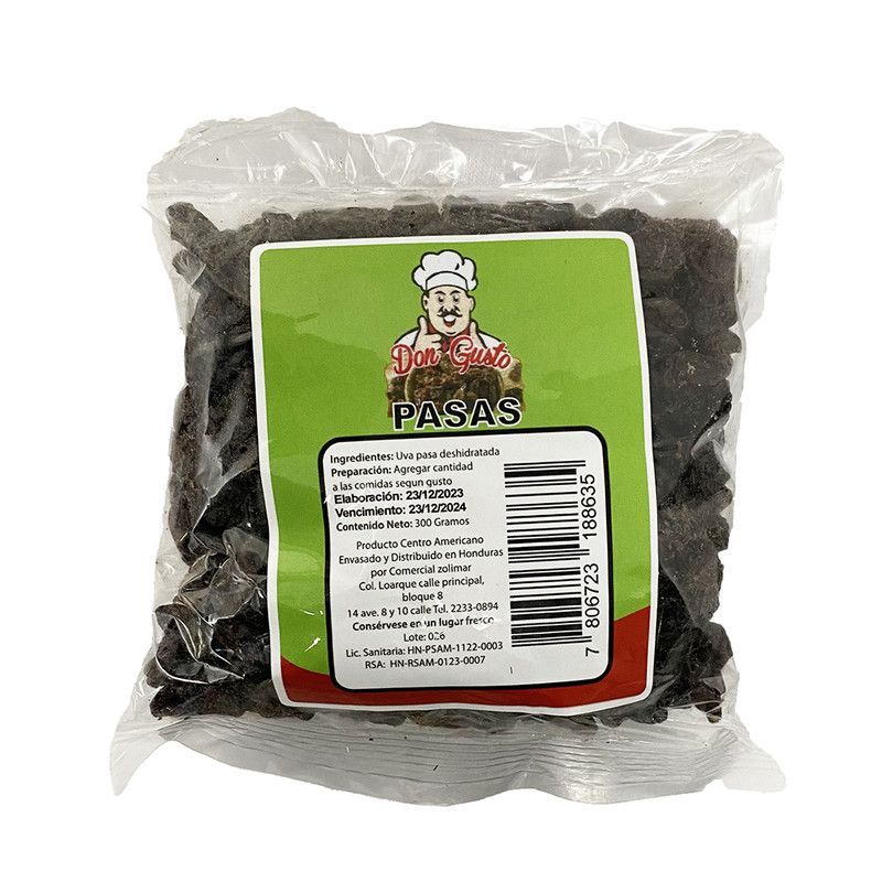 Pasas Don Gusto 300 Grs