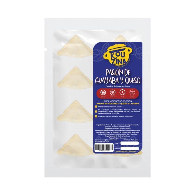 Pasión De Guayaba/queso 8unid.