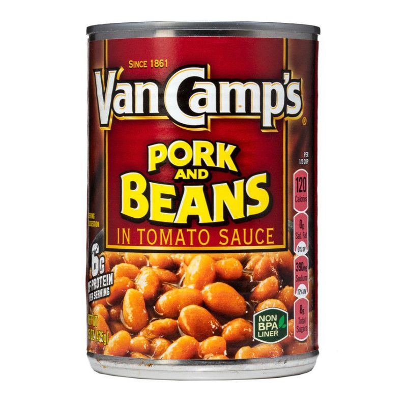 Pork &amp; Beans Vancamps 15 Oz