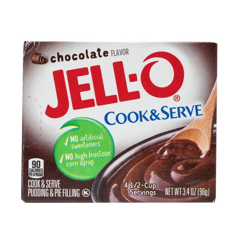 Pudding Cooksrv Choc Jello 3.4