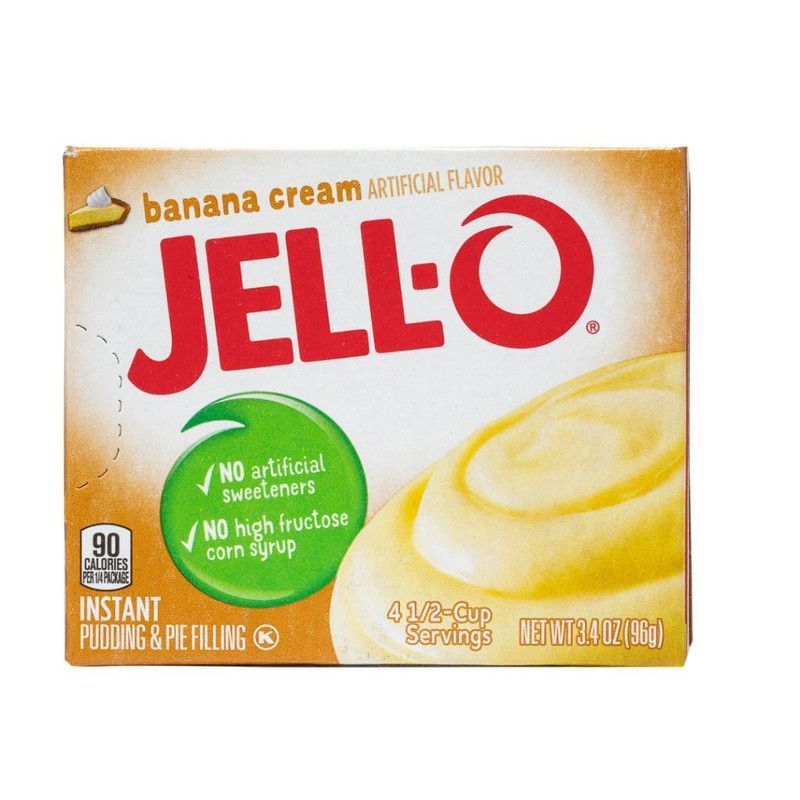 Pudding Inst Banana Jello 3.4z