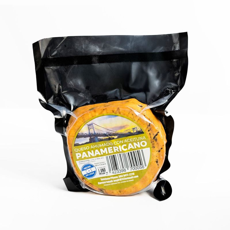 Queso Ahumado Con Aceituna Und
