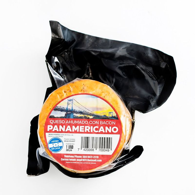 Queso Ahumado Con Bacon Und