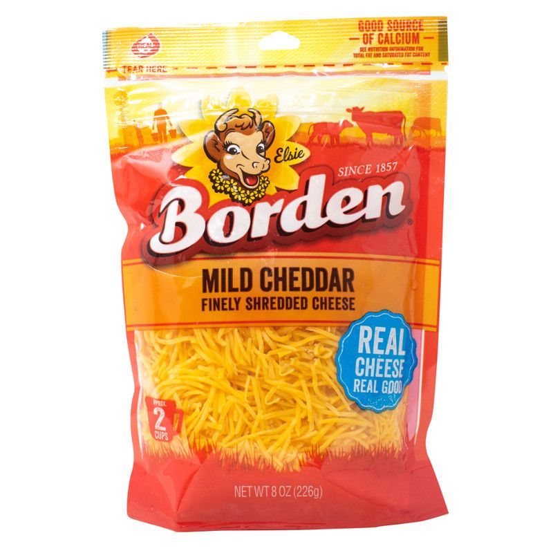 Queso En Tiras Mild Sheddar 8z