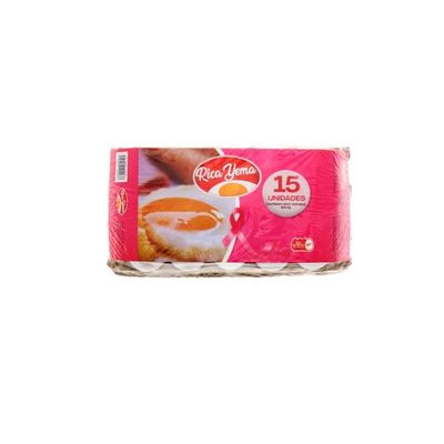 Rica Yema Huevos 15u