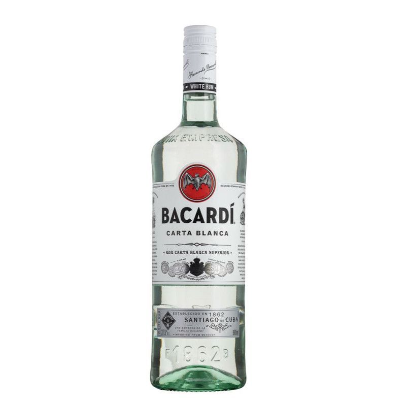 Ron Bacardi Carta Blanca 980ml