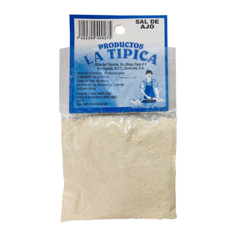 Sal De Ajo La Tipica E/polvo