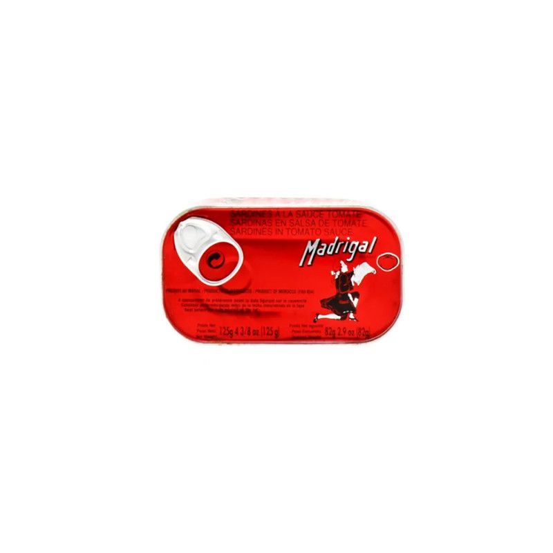 Sardina Madrigal Tomate 125gr