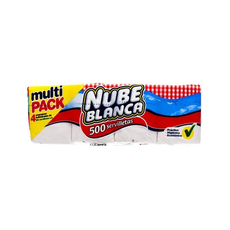Servilleta Nube Blanca 500u