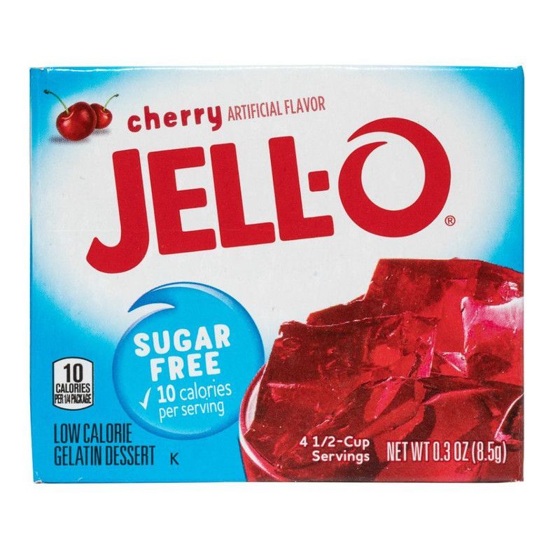 Jell-O Sugar Free Cherry 0.3oz