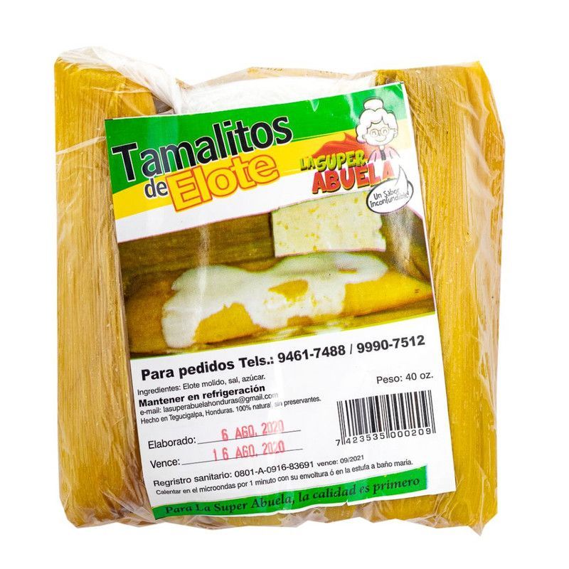 Tamalitos De Elote La Super A