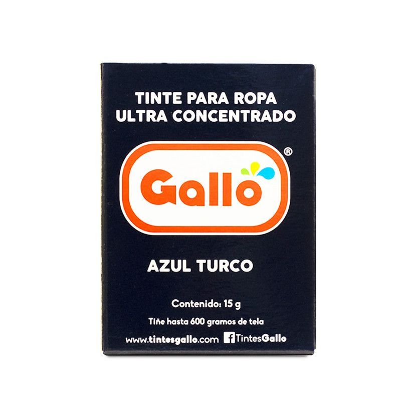 Tinte Gallo Color Azul Turco