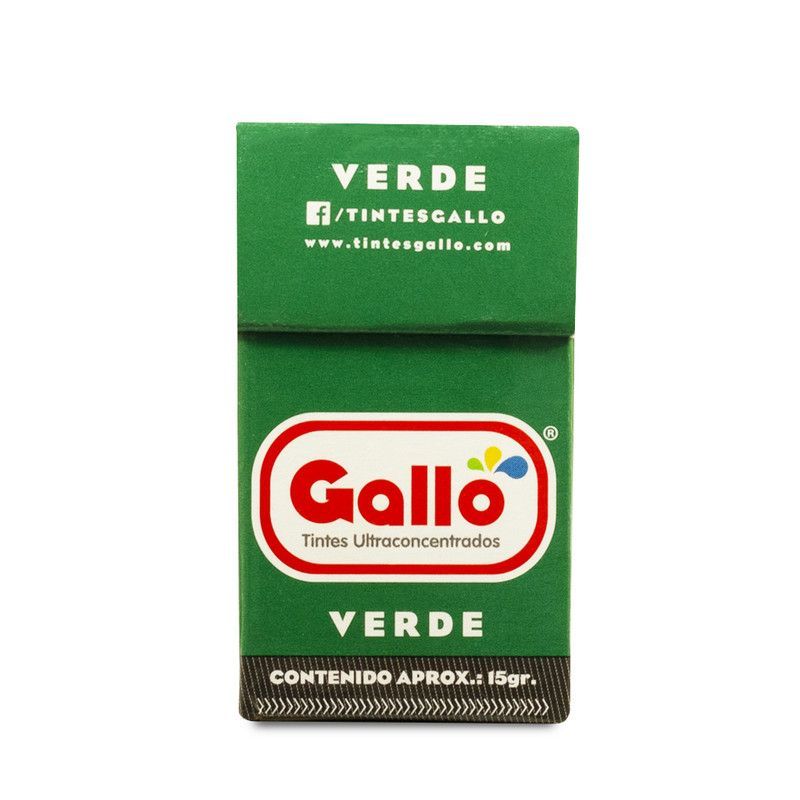 Tinte Gallo Color Verde