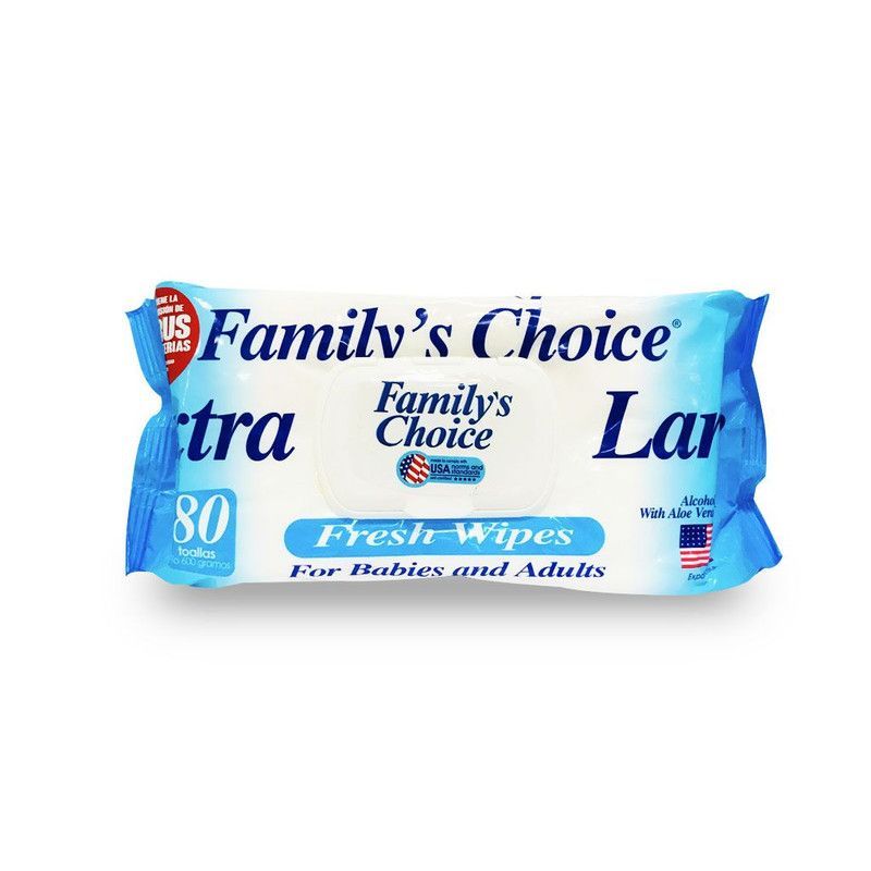 Toalla Antibac Familchoice 80u