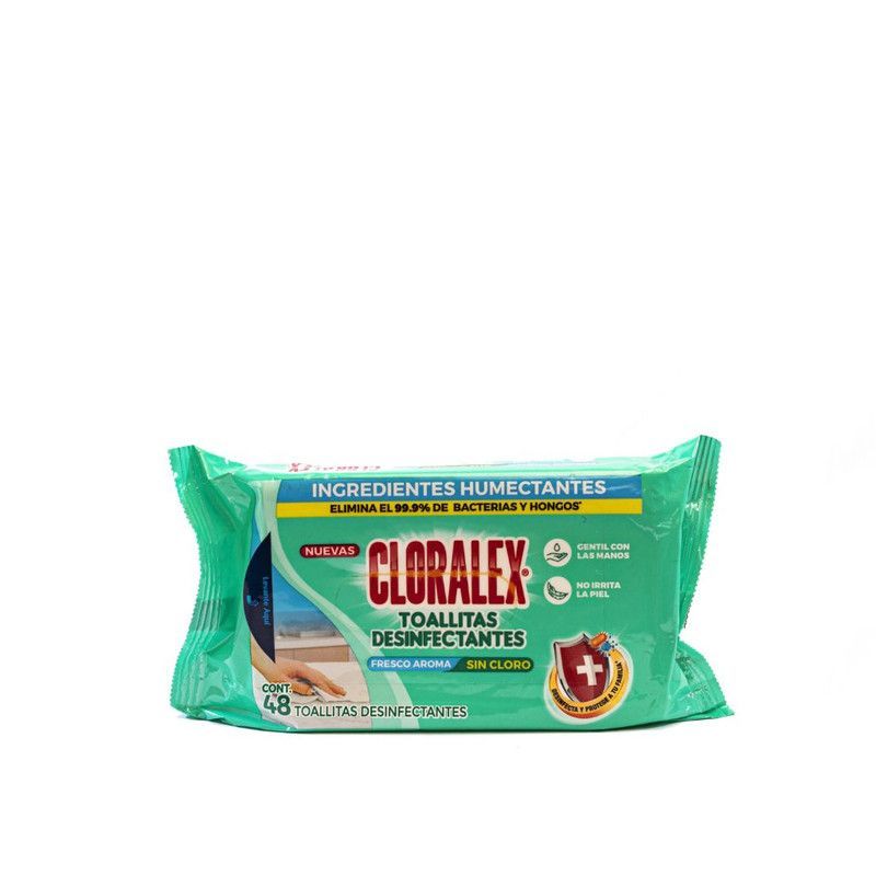 Toallas Desinfect Cloralex 48u