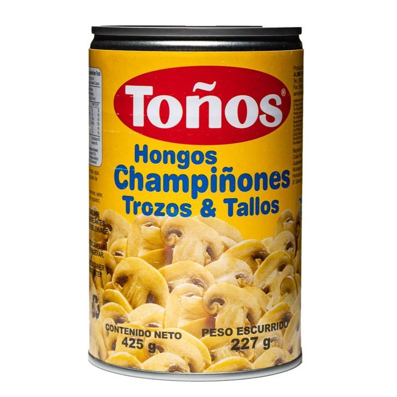 Tonos Hongos Rebanados 425g