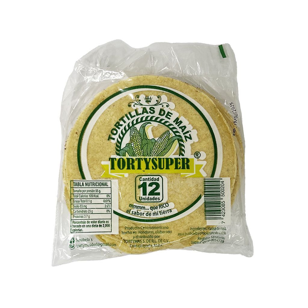 Tortill De Maiz Tortisuper 12u