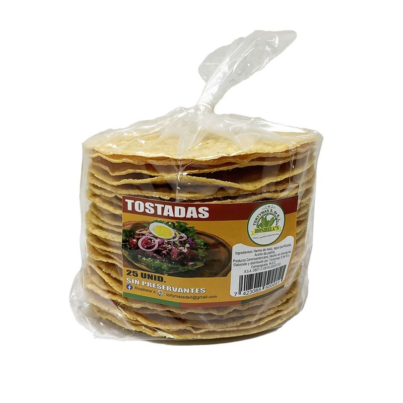 Tostadas 25 Unidades