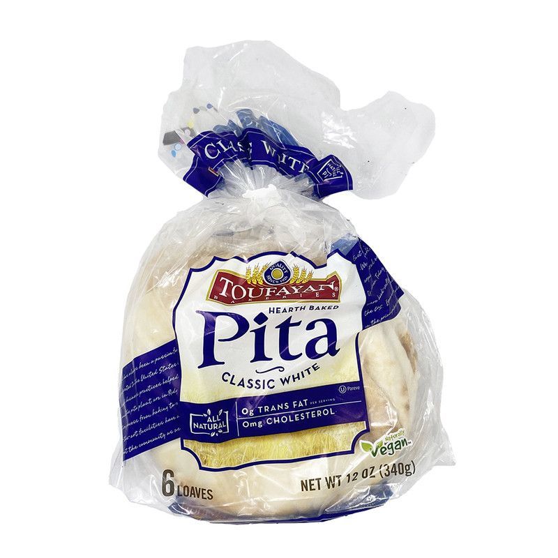 Toufayan Pita White 6 Loaves