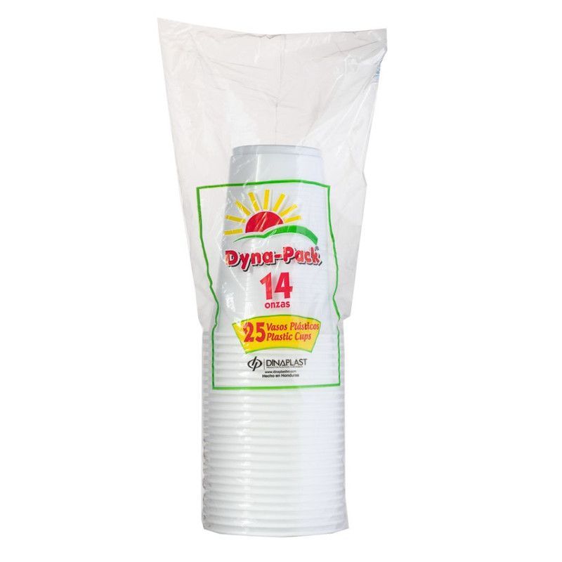 Vaso No. 14 Dinapak Blanco 25