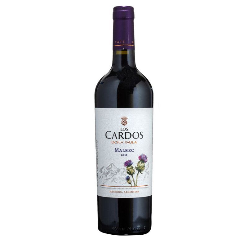 Vino Los Cardos Malbec 750 Ml