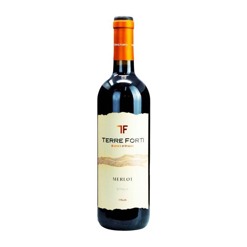 Vino Merlot Terre Forti 750 Ml