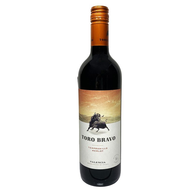 Vino Tor Bravo Temp Merl 750ml