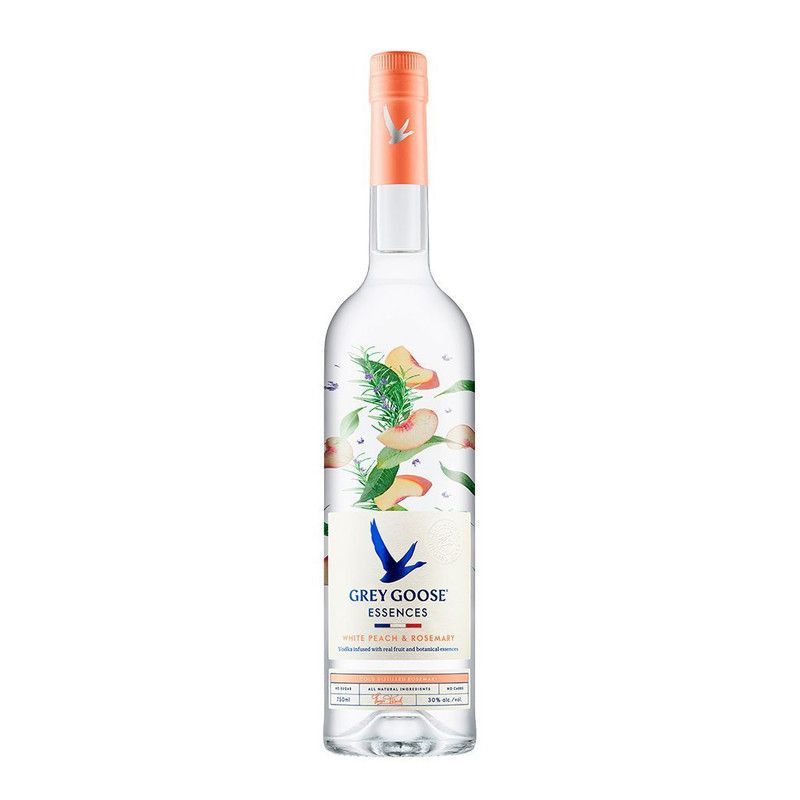 Vodk Grey Go Wh Peac&amp;ros 750ml