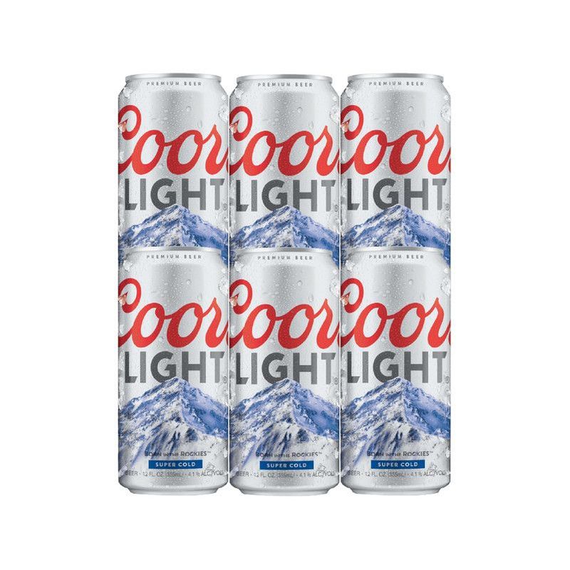 Cerveza Coors Light Lata 9 Pck