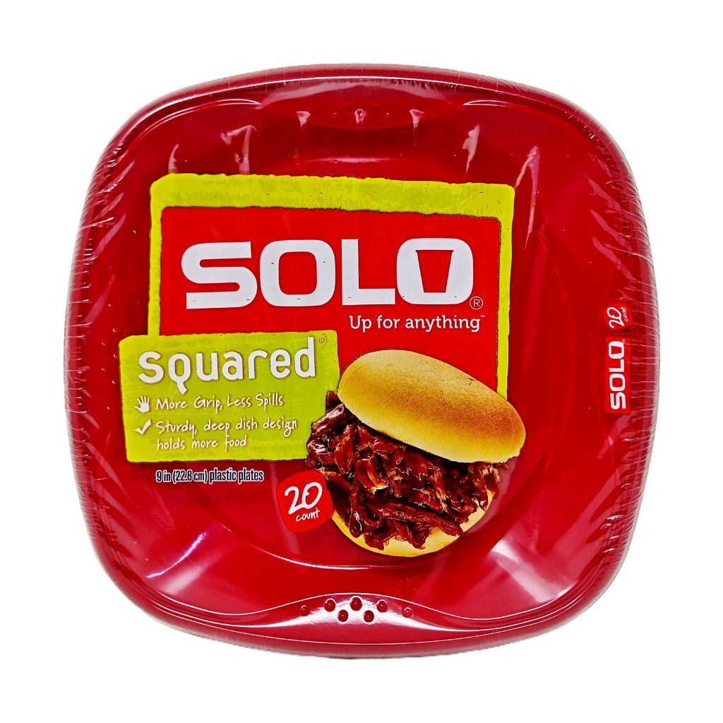 Plastic Plate Solo 20 Und