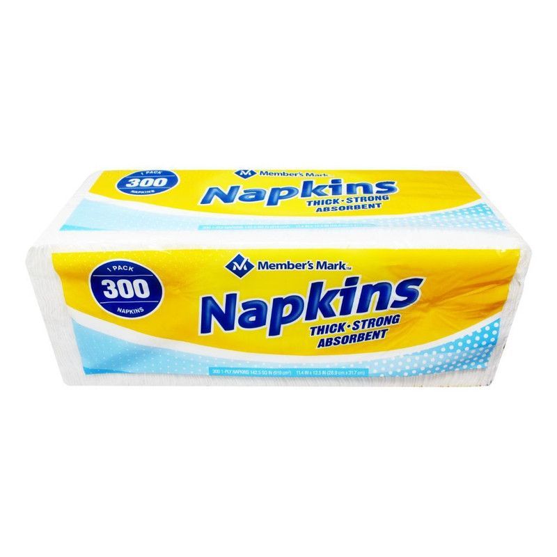 Napkins Members Mark 300 Ct