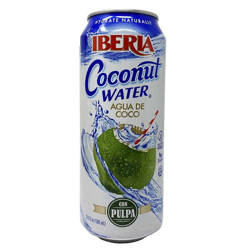 Agua Coco Pulpa Iberia 16.9oz