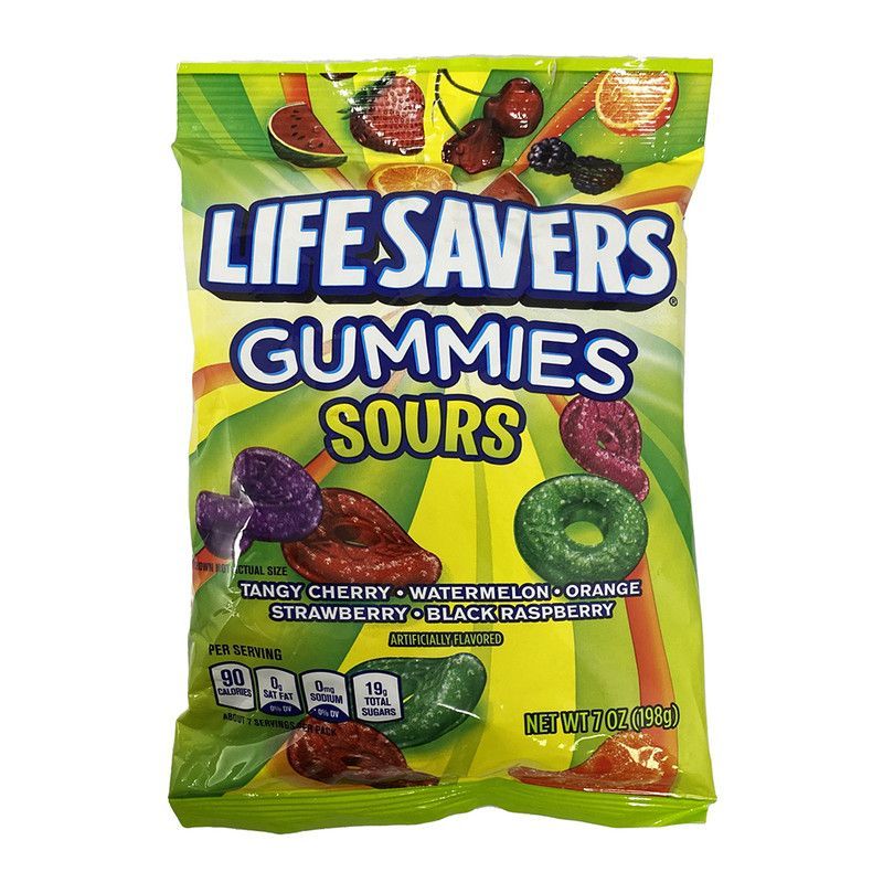 Lifesaver Gummies Sours 7oz