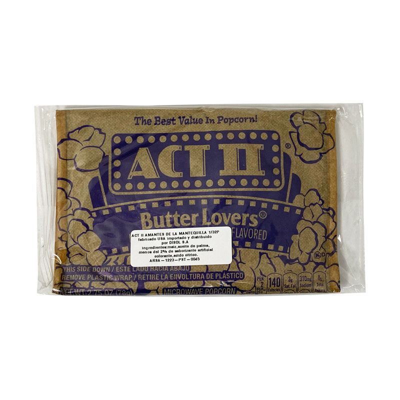 Pop Corn Act 11 Butter Lovers