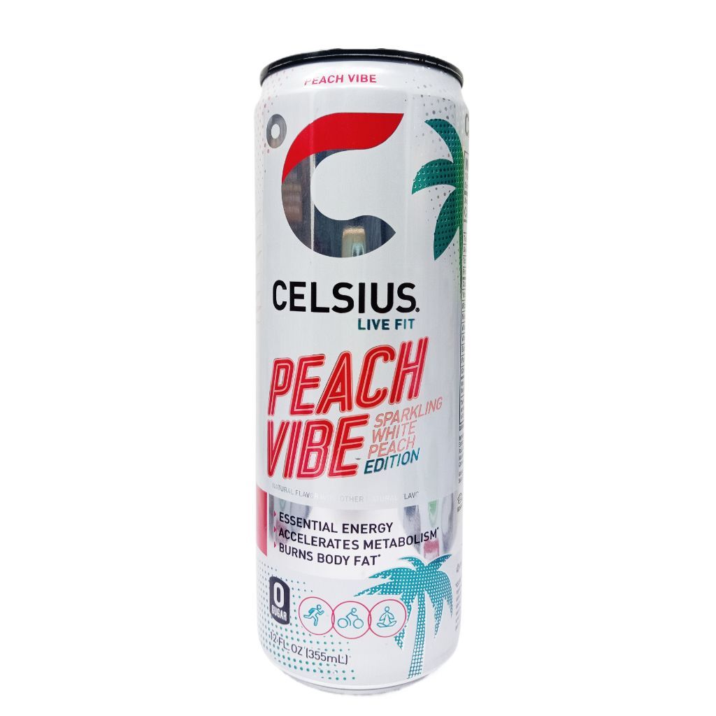 Celsius Sparkl Peach Vibe 12 Z