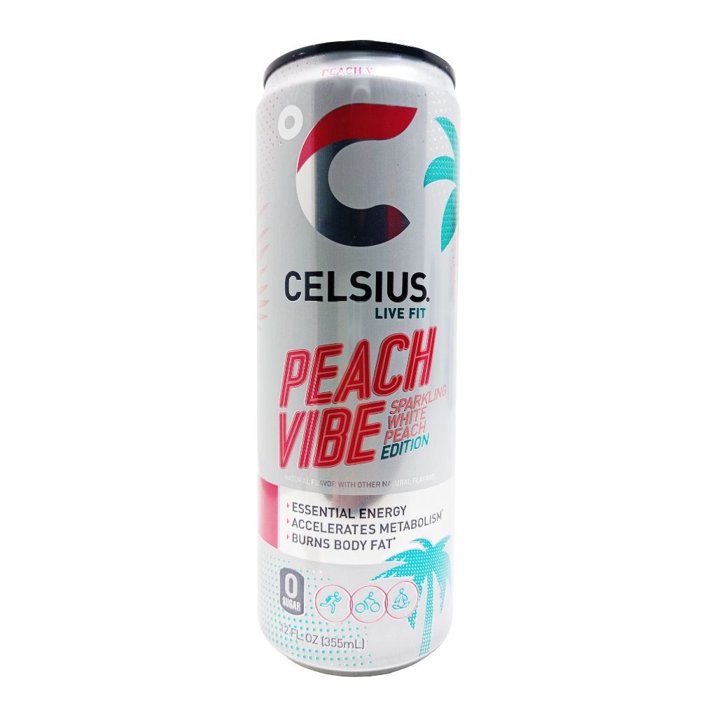 Celsius Peach Vibe 12oz