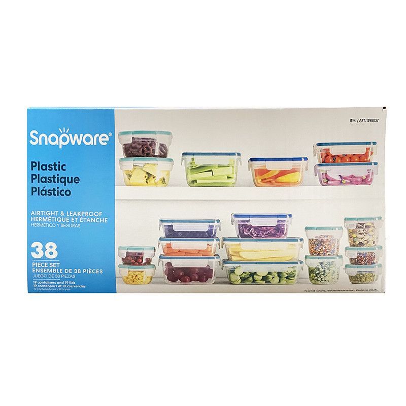 Contenedores Snapware 38 Ct