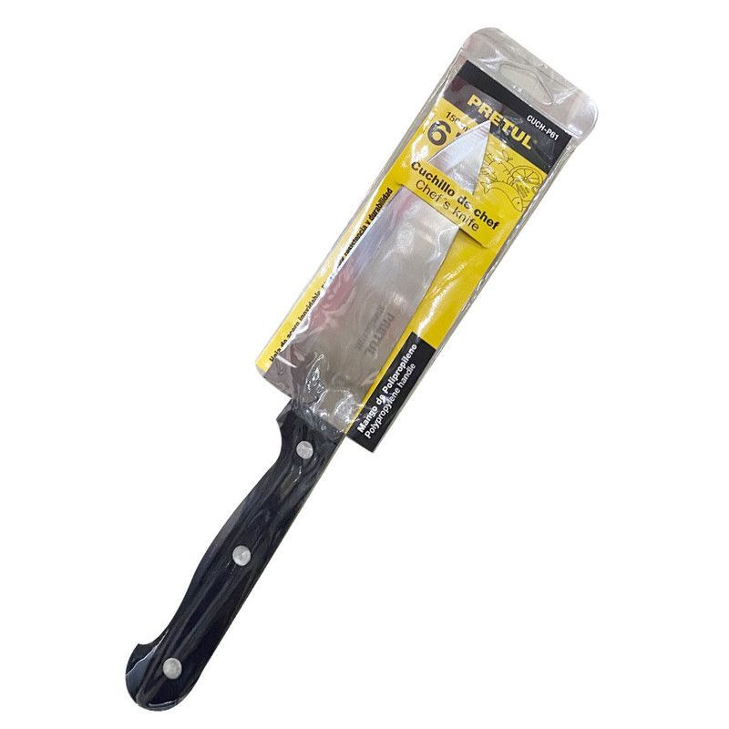 Cuchillo  Mango Plast. 6plg