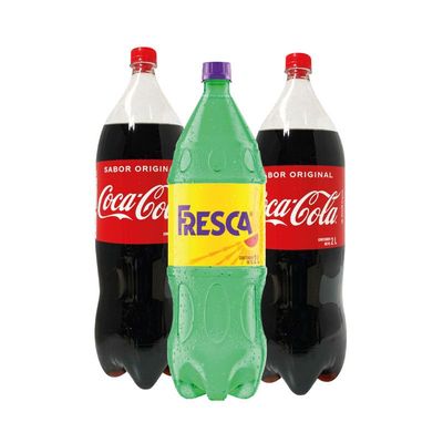 2cocacola 2lt+1fresca Toronja2