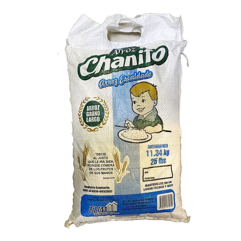 Arroz Escaldado Chanito 25lb