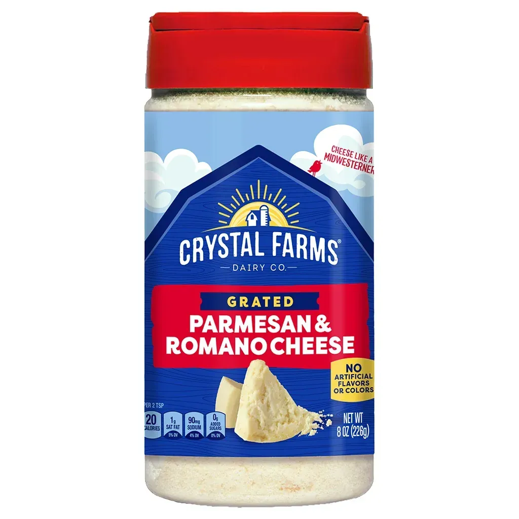 Queso Parmes Crystal Farm 8 Oz