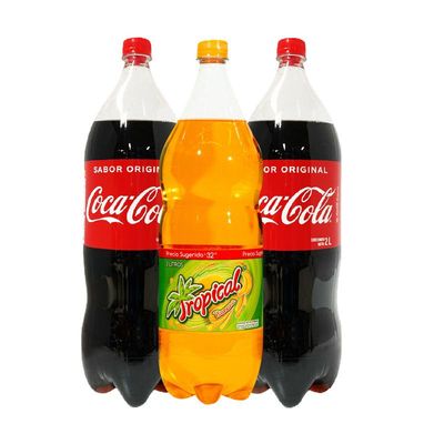 2 Coca Cola 2lt + Banana 2lt