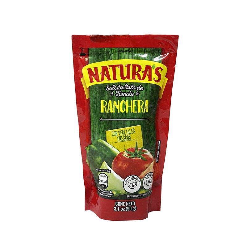 Salsa Tomate Ranch Naturas 90g