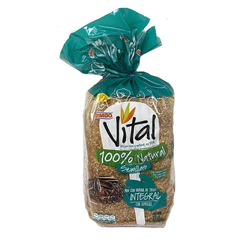 Pan Bimbo Vital Semillas 600g